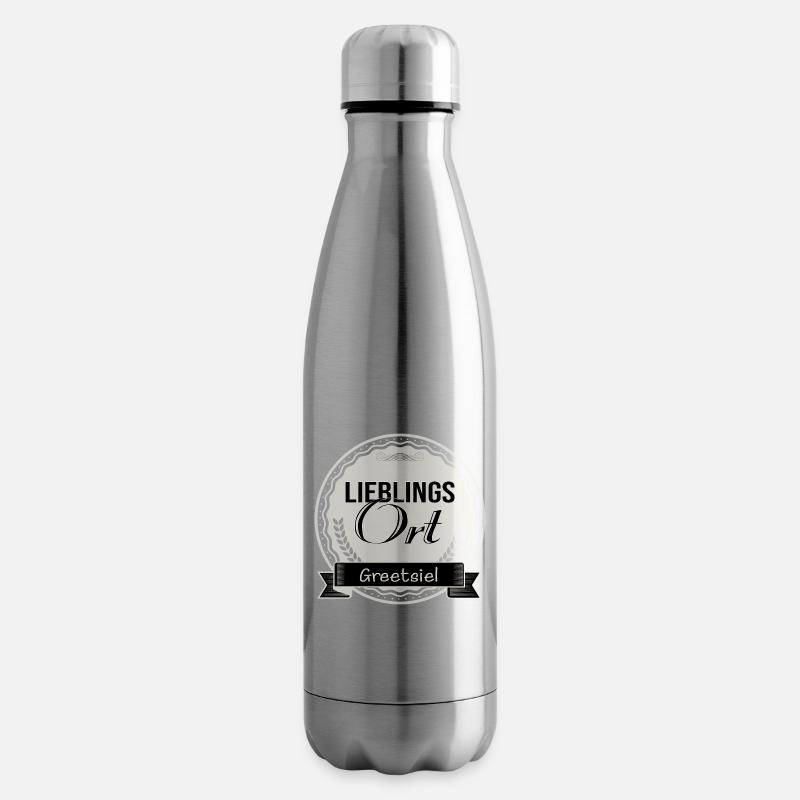 Lieblingsort Greetsiel - Isolierflasche - Lightsilver