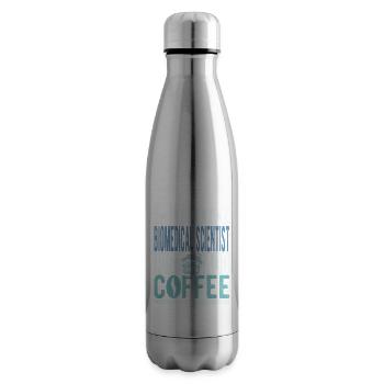 Un scientifique biomédical instantané vient d’ajouter du café - Bouteille isotherme - argent clair - Droite
