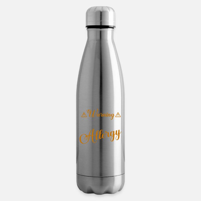 Warning This Old Man Has Peanut Allergy - Isolierflasche - Lightsilver