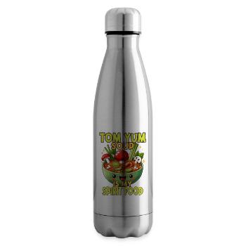Tom Yum Soup Spirit - A Unique Design for Thai - Insulated Water Bottle - silver - Right