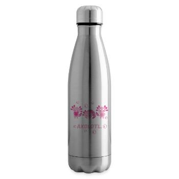 Axolotl Geschenk Liebe Frieden Axolotl - Isolierflasche - Lightsilver - Rechts