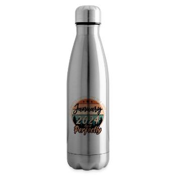 Januar 2024 Geburtstag 2024 Legends Januar - Isolierflasche - Lightsilver - Rechts