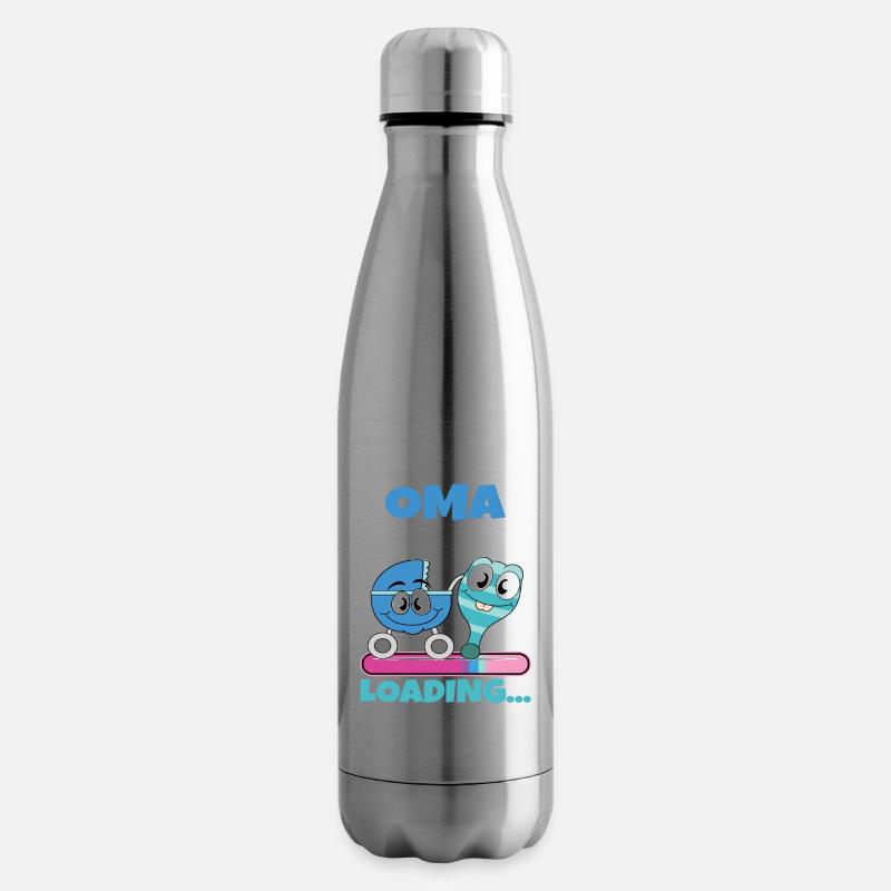 Oma 2024 werdende Oma 2024 Loading - Isolierflasche - Lightsilver
