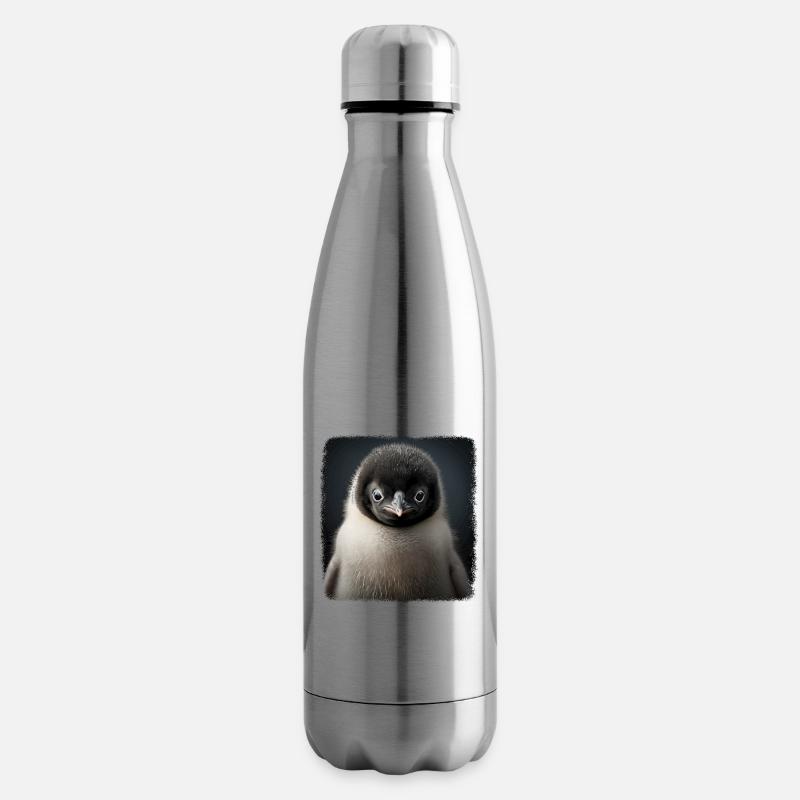 Pinguine realistic Pinguin - Isolierflasche - Lightsilver
