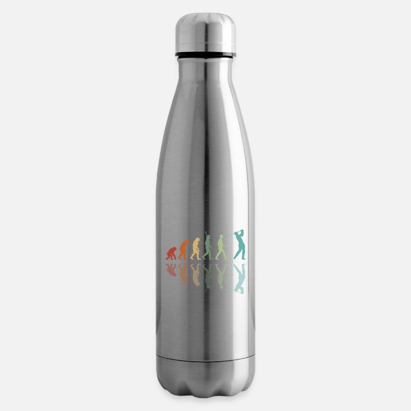 Golf Evolution - Golfer Evolution - Isolierflasche - Lightsilver