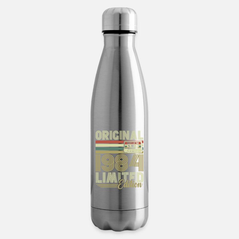 Original 1984 Vintage Retro Geburtstagsgeschenk - Isolierflasche - Lightsilver