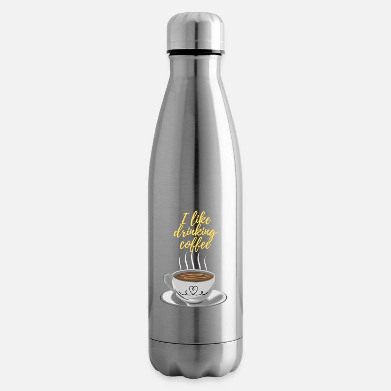 Tasse Kaffee - Isolierflasche - Lightsilver
