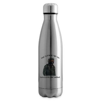 Papa Pilot Militär - Isolierflasche - Lightsilver - Rechts