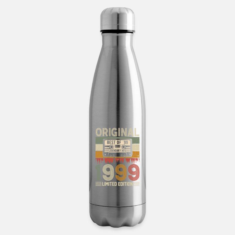 Anniversaire du voyage dans le temps 1999 - Bouteille isotherme - argent clair