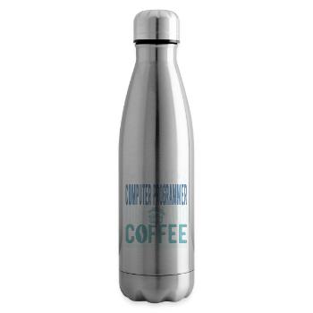 Instant Computer Programmer Fügen Sie einfach Kaffee hinzu - Isolierflasche - Lightsilver - Rechts