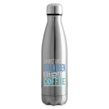 Gardien de terrain instantané Il suffit d’ajouter du café - Bouteille isotherme - argent clair - Droite