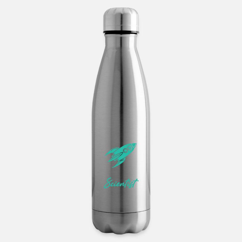 Rocket Scientist Future Mathematiker Rackete - Isolierflasche - Lightsilver