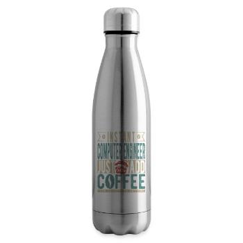 Instant Computer Engineer Just Add Coffee - Insulated Water Bottle - silver - Right