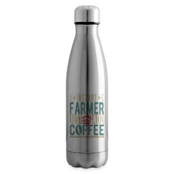 Instant Farmer Fügen Sie einfach Kaffee hinzu - Isolierflasche - Lightsilver - Rechts