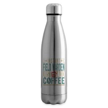 Gardien de terrain instantané Il suffit d’ajouter du café - Bouteille isotherme - argent clair - Droite