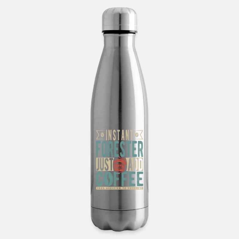 Instant Forester einfach Kaffee hinzufügen - Isolierflasche - Lightsilver