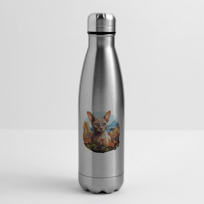 Devon Rex Kitten Devon Rex Cat Insulated Water Bottle