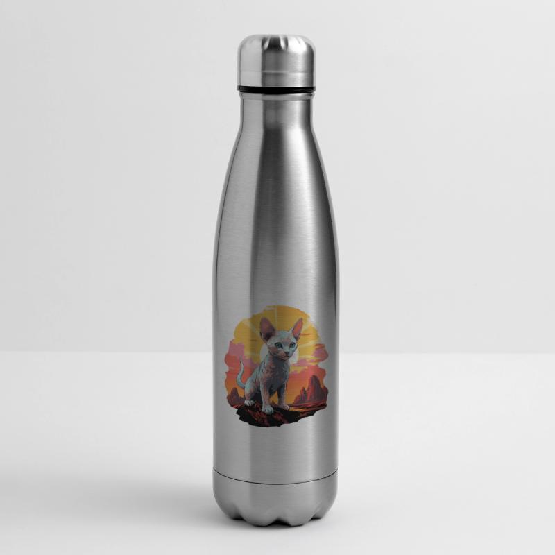 Devon Rex Kitten Devon Rex Cat Insulated Water Bottle