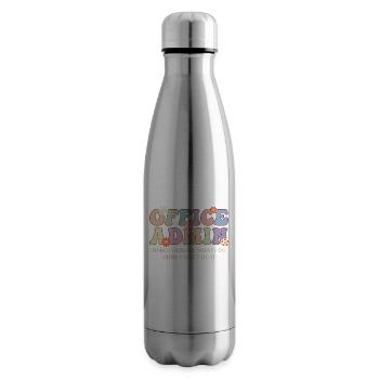 Motif d’appréciation de l’administrateur de bureau - Bouteille isotherme - argent clair - Droite