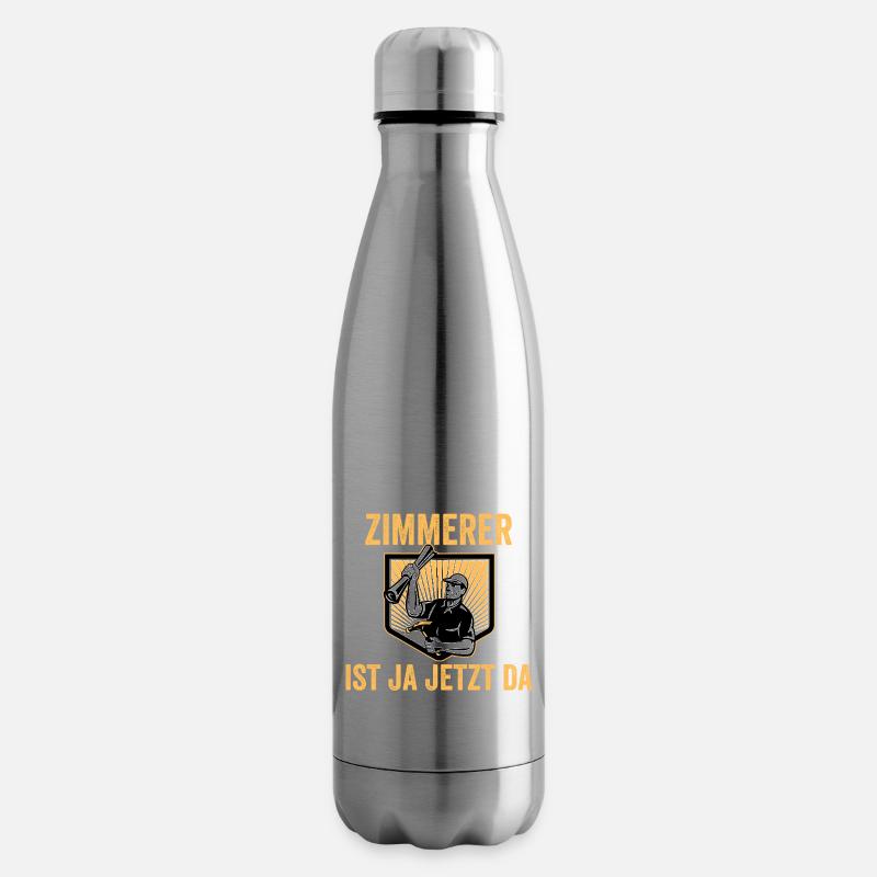 Alles Gut Der Zimmerer Ist Ja Jetzt Da - Isolierflasche - Lightsilver