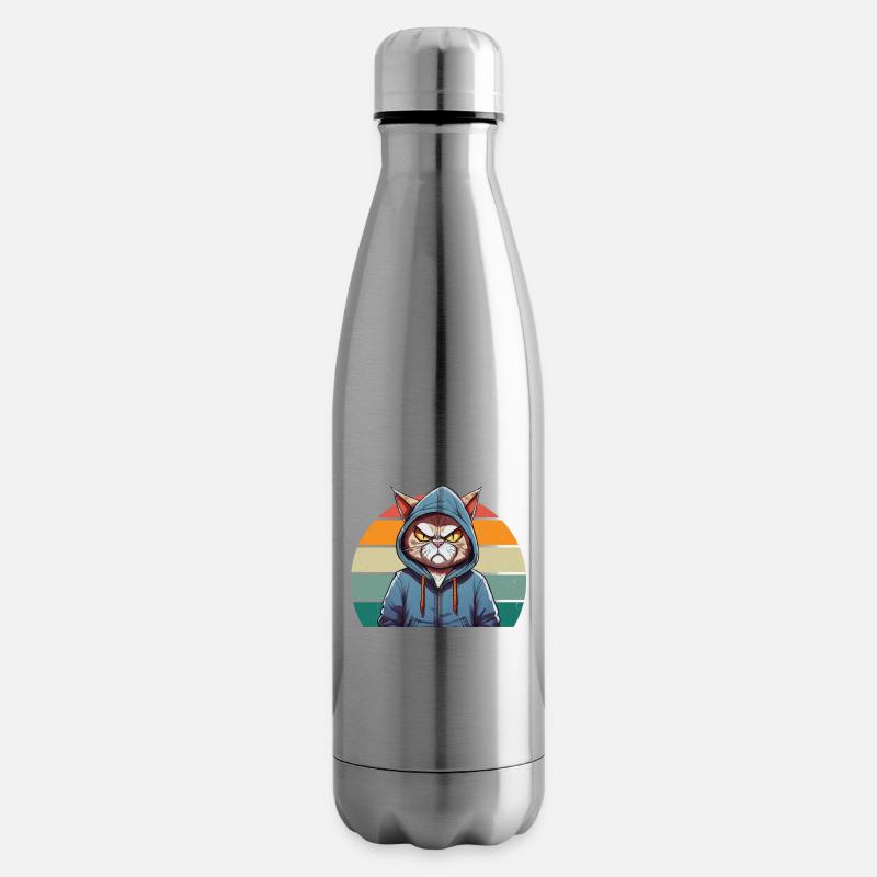 Ich Mach Was Ich Will - Coole Katze - Isolierflasche - Lightsilver