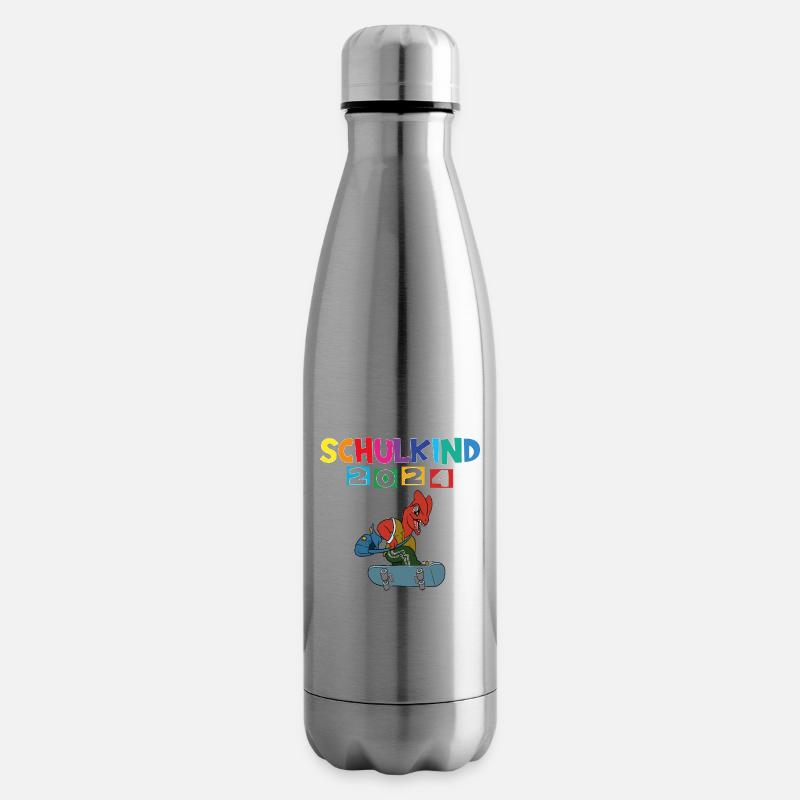 Schulkind 2024 Einschulung Schulanfang - Isolierflasche - Lightsilver