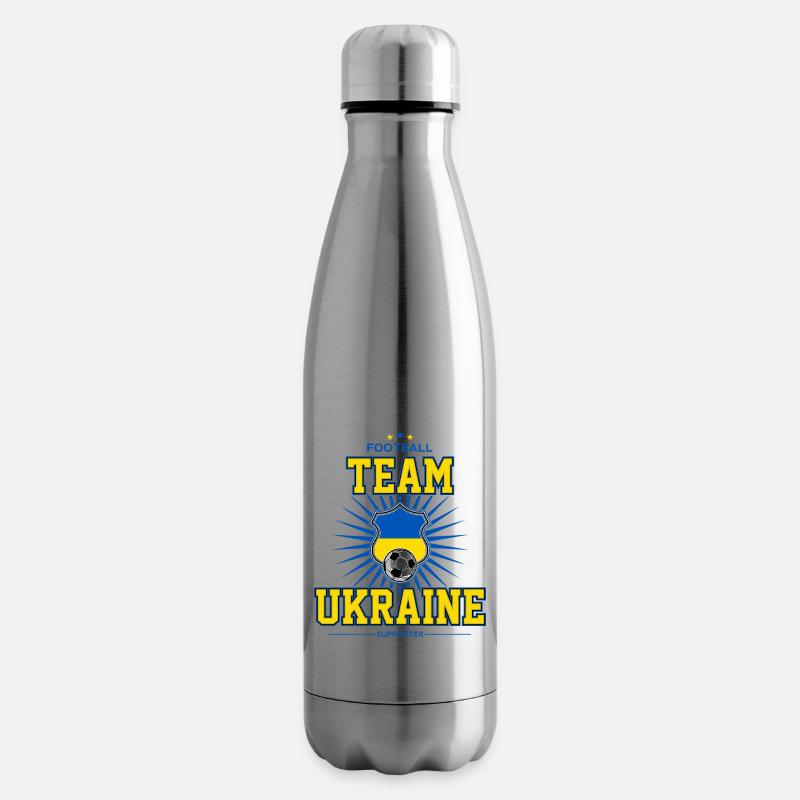 Ukraine - Bouteille isotherme - argent clair
