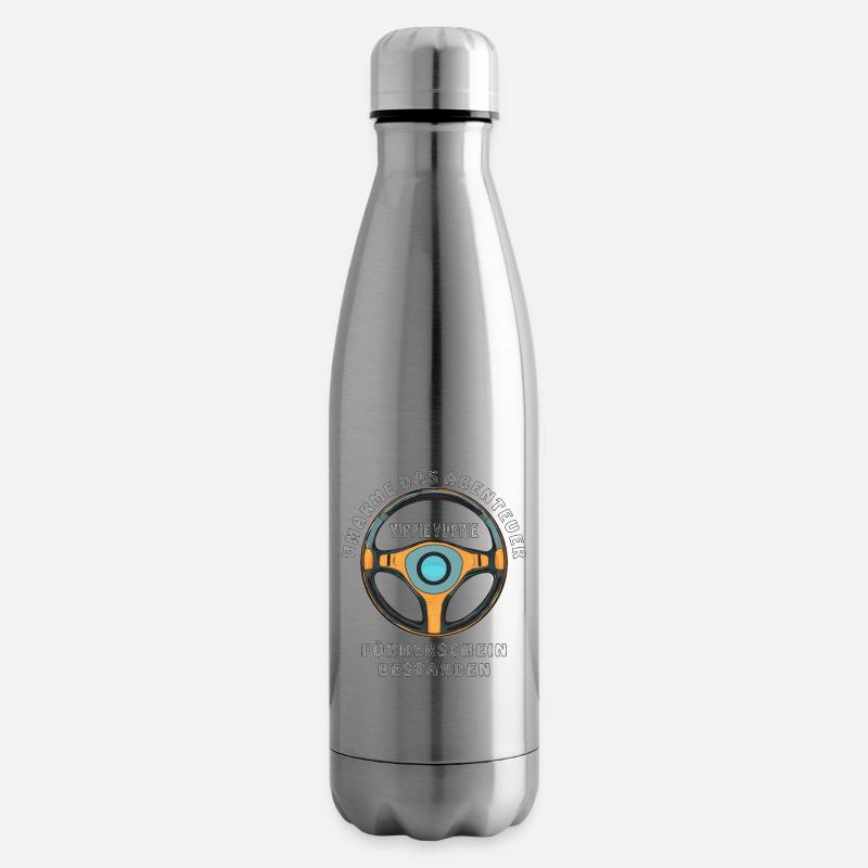 DAS ABENTEUER FÜHRERSCHEIN BESTANDEN - Isolierflasche - Lightsilver