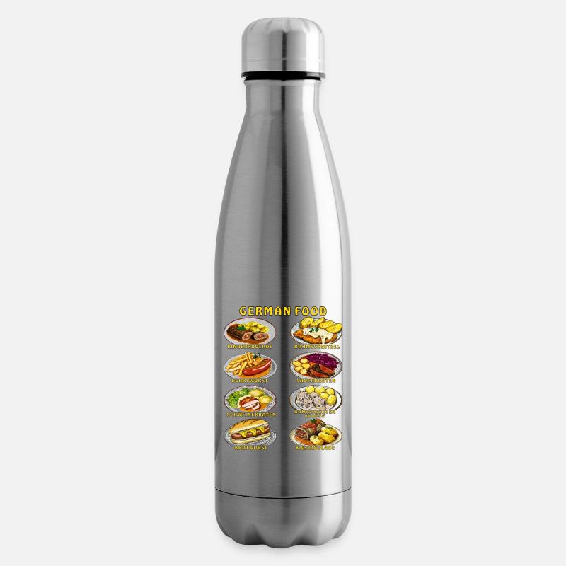 CUISINE ALLEMANDE - Bouteille isotherme - argent clair