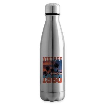 1960 Vintage Limited Edition Palmen Geboren 1960 - Isolierflasche - Lightsilver - Rechts