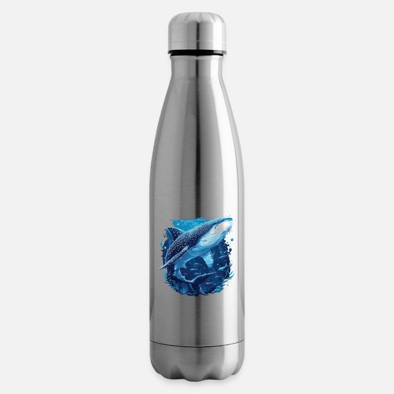 requin-baleine Requin-baleine requin-baleine - Bouteille isotherme - argent clair