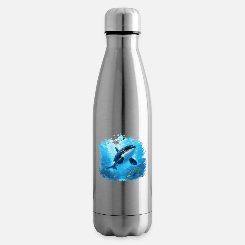 Orcas Orca - Isolierflasche - Lightsilver