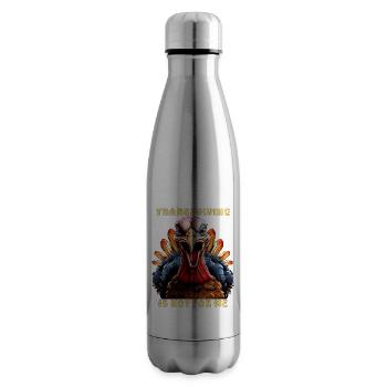 TURKEY THANKSGIVING IS NOT FOR ME - Insulated Water Bottle - silver - Right