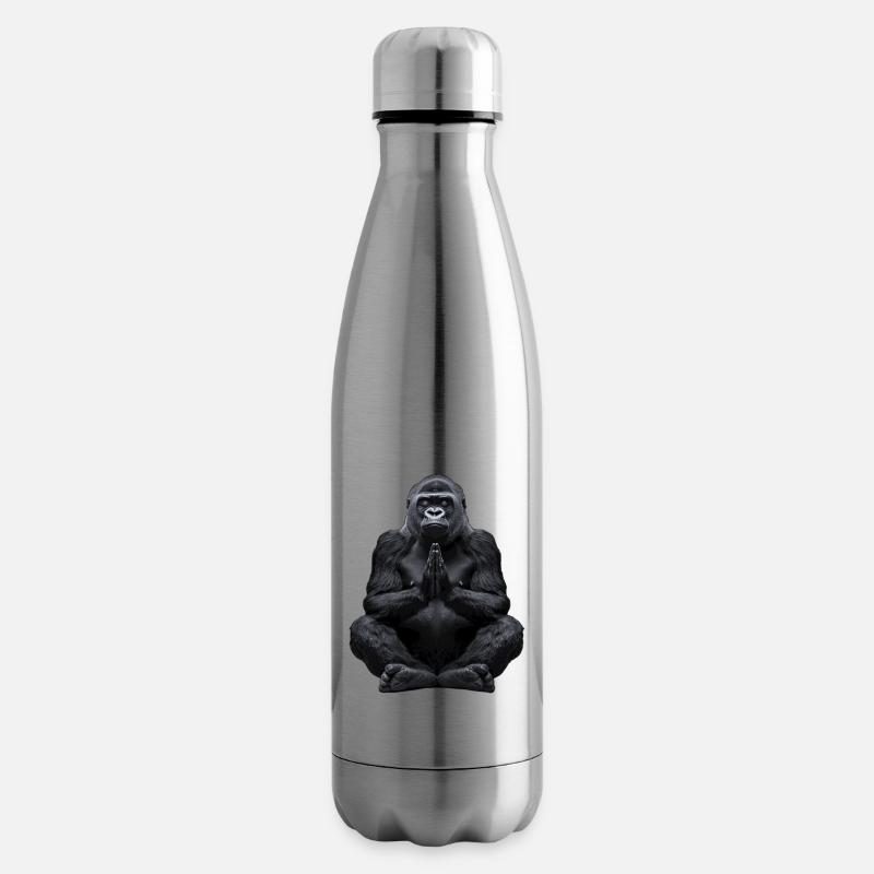 Gorille - Bouteille isotherme - argent clair