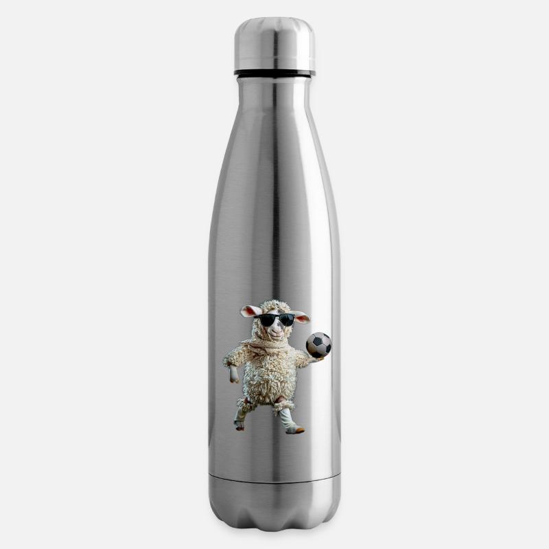 Schaf - Isolierflasche - Lightsilver