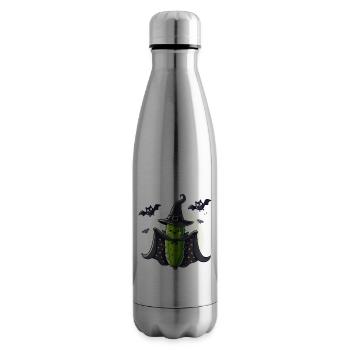 Halloween Hexenkostüm Gurke Lustig - Isolierflasche - Lightsilver - Rechts