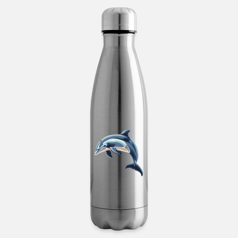 Dauphin Dauphins Dauphin - Bouteille isotherme - argent clair