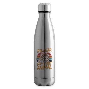 Bär The Bear Is My Spirit Animal - Insulated Water Bottle - silver - Right