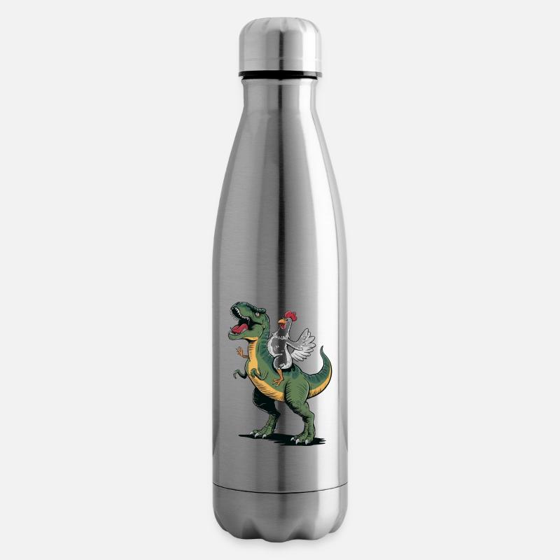 Huhn - Isolierflasche - Lightsilver