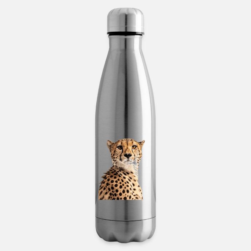Guépard - Bouteille isotherme - argent clair