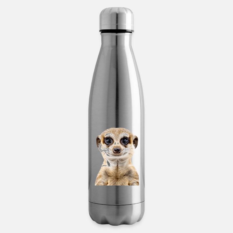 Erdmännchen - Isolierflasche - Lightsilver
