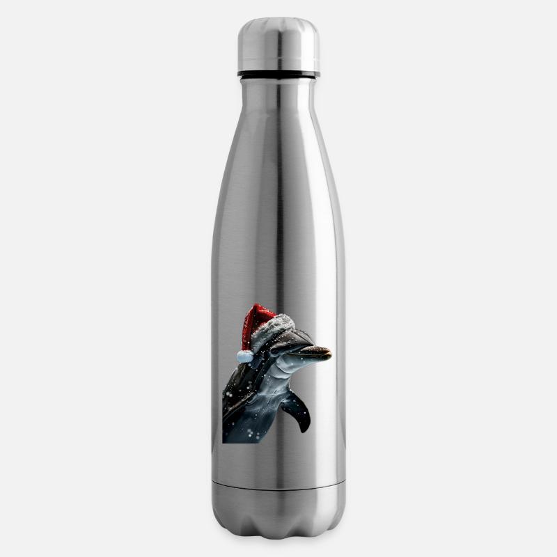 Delphin - Isolierflasche - Lightsilver