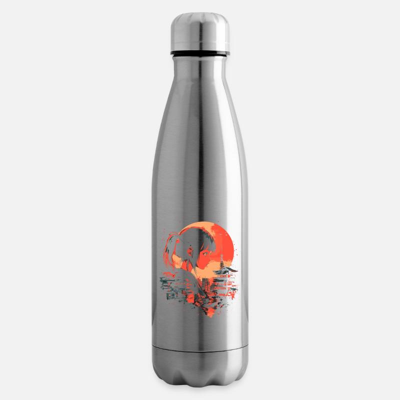 Anime Mädchen Japan - Isolierflasche - Lightsilver
