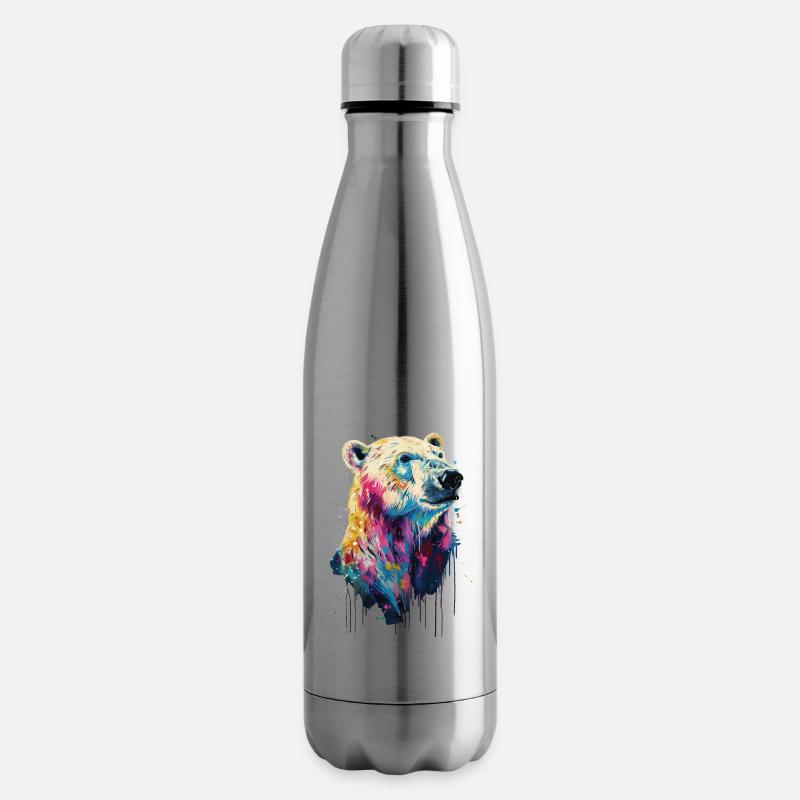 Eisbär - Isolierflasche - Lightsilver