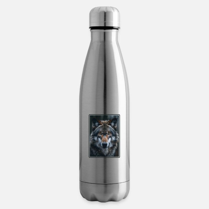 Wölfe Wolf - Isolierflasche - Lightsilver