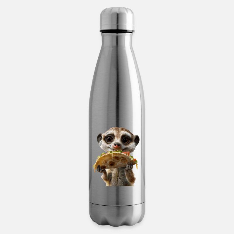 Erdmännchen - Isolierflasche - Lightsilver