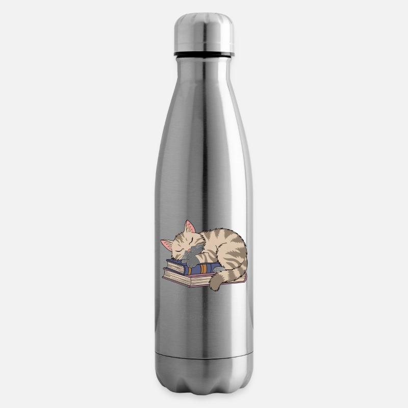 Perfekter Bücherwurm - Isolierflasche - Lightsilver