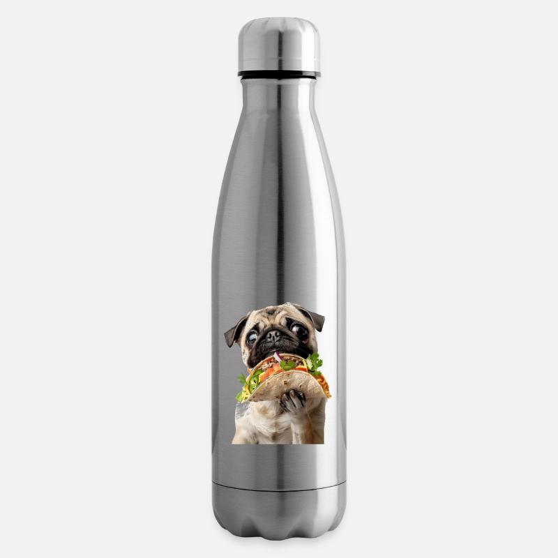 Pug - Isolierflasche - Lightsilver