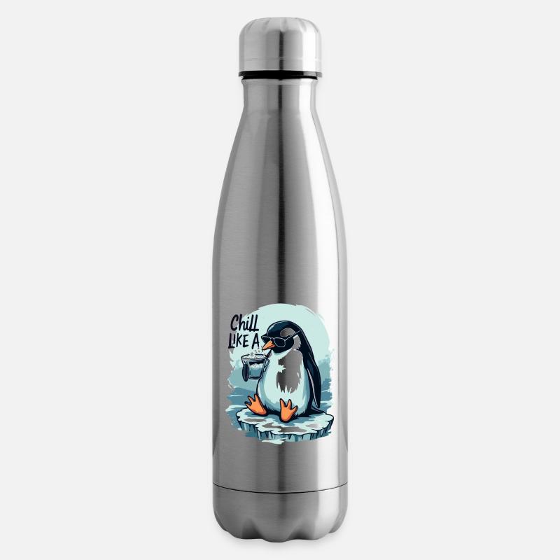 PINGOUIN - Bouteille isotherme - argent clair