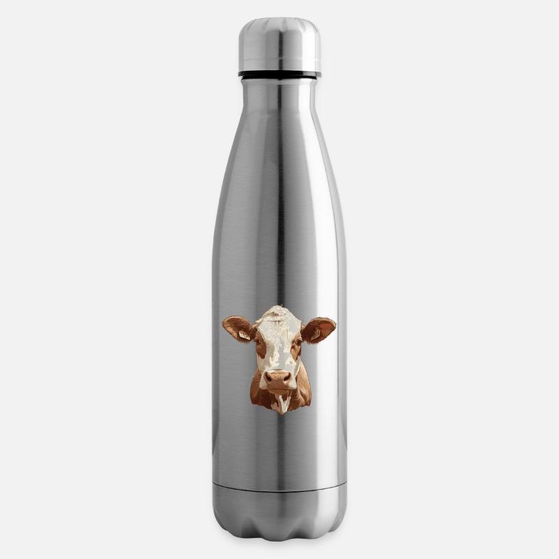 Kühe Kuh - Isolierflasche - Lightsilver